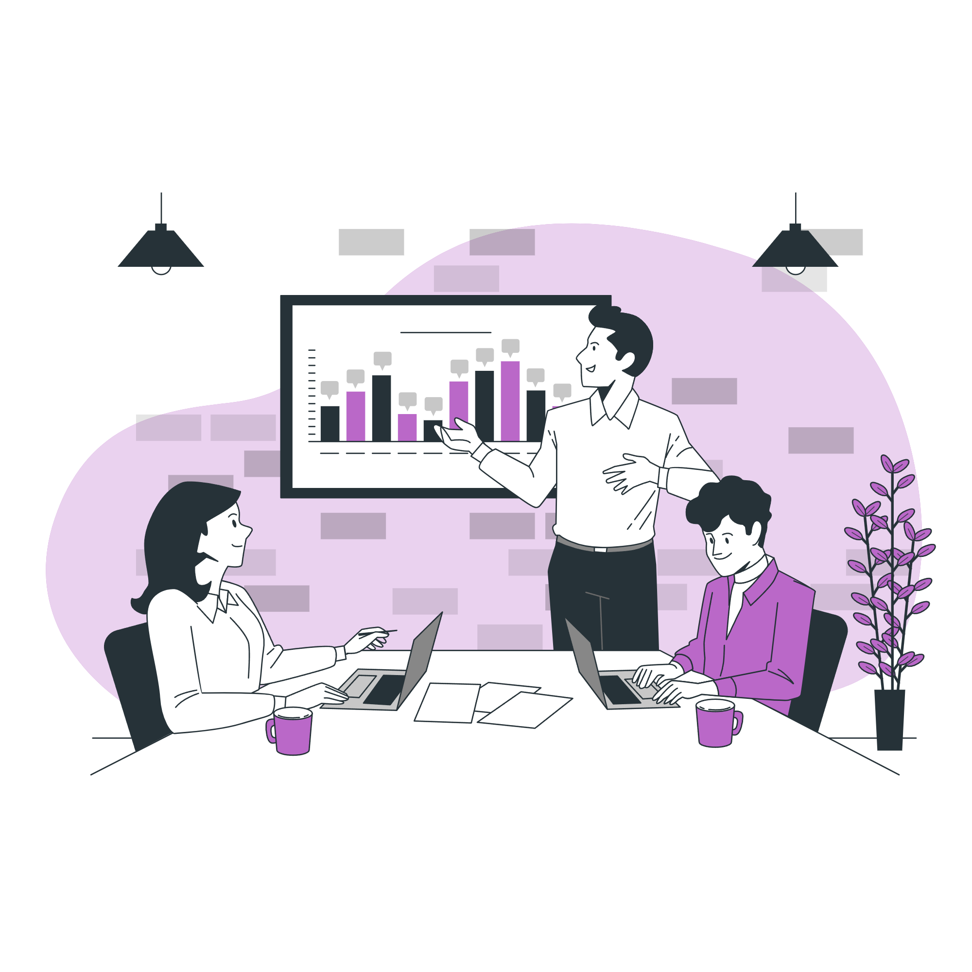 Illustration representing why choose us